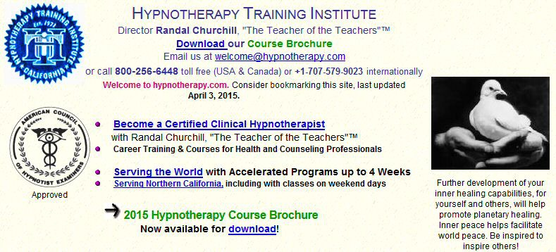 HYPNOTHERAPY TRAINING INSTITUTE